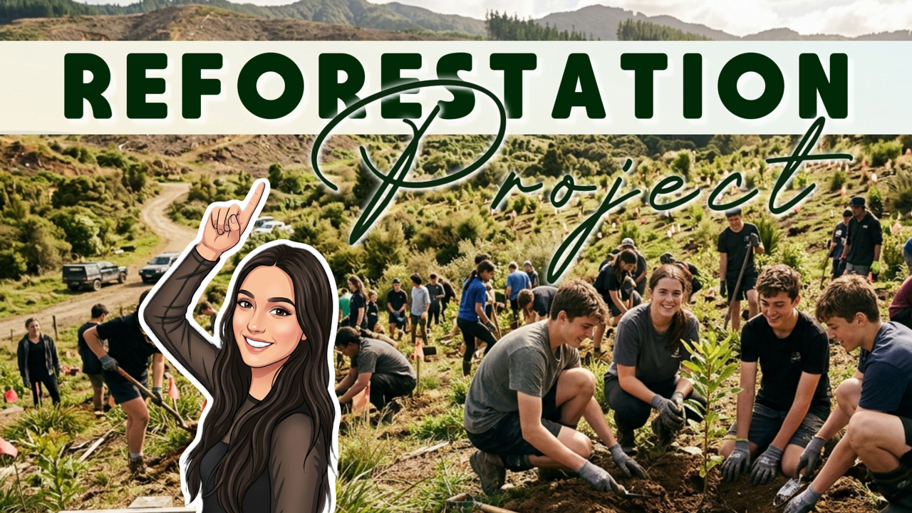 Yasmin advocating reforestation