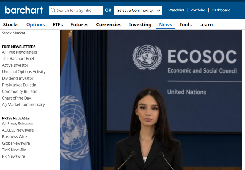 Image of Yasmin featured in Barchart. 
