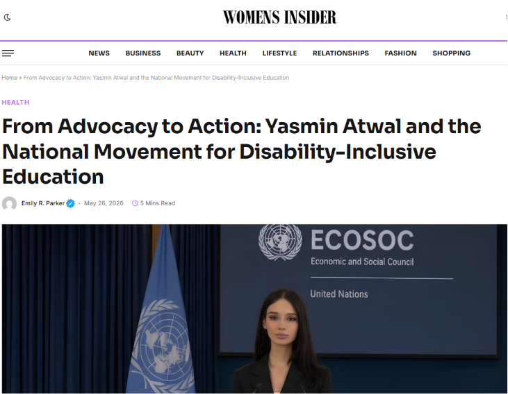 Yasmin at Women's Insider